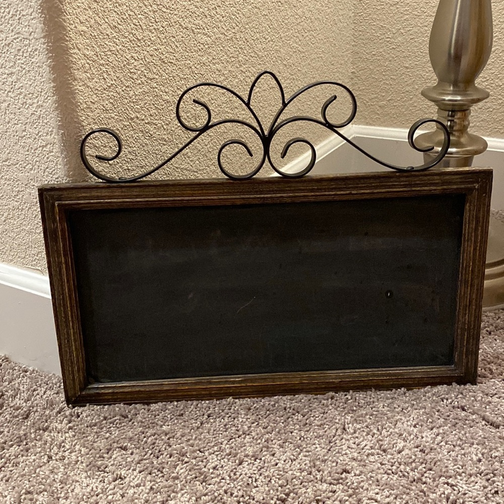 World market chalkboard